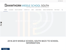 Tablet Screenshot of mss.hawthorn73.org